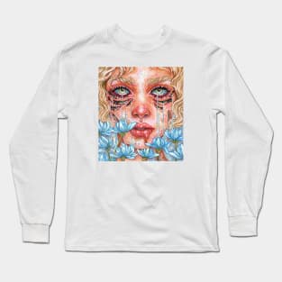 Watering flowers Long Sleeve T-Shirt